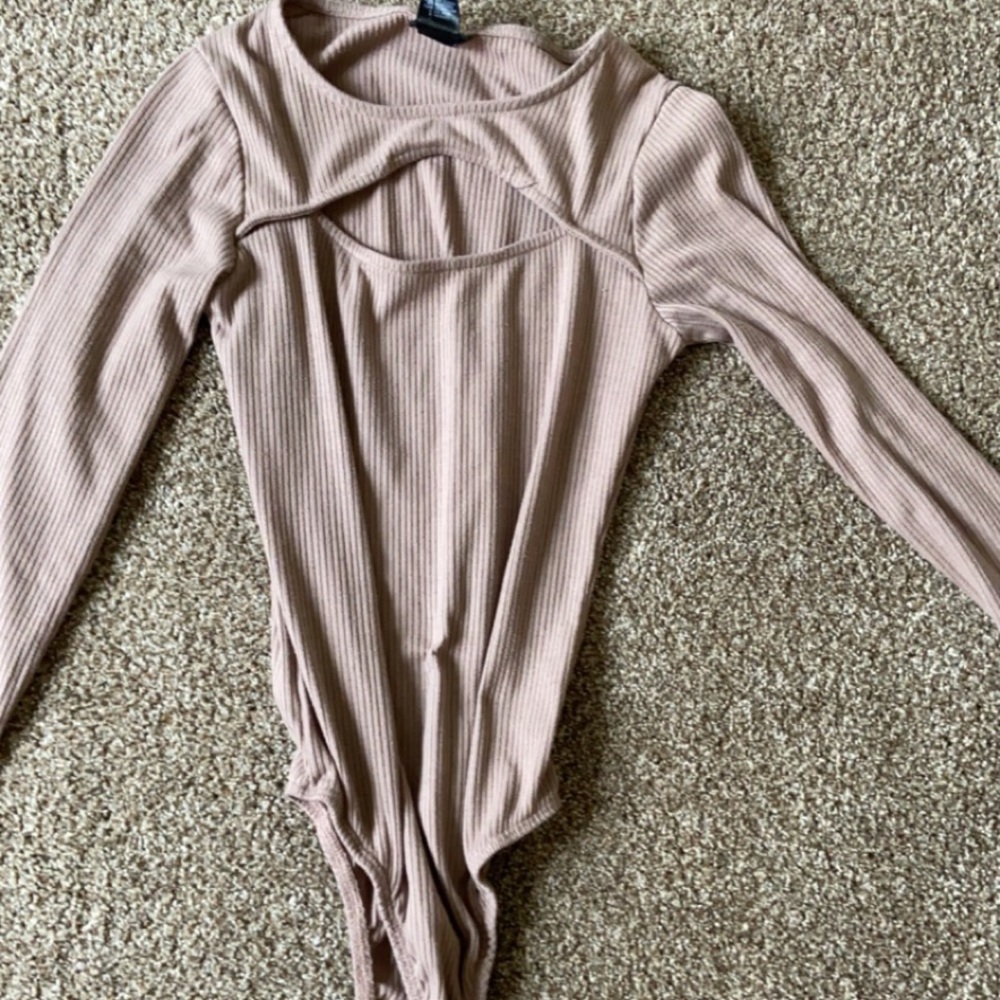 Nude purple body suit!